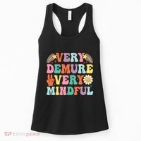 Funny Very Demure Very Mindful Trend Demure & Mindful Women's Tank Top thumb 0