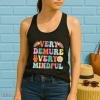 Funny Very Demure Very Mindful Trend Demure & Mindful Women's Tank Top thumb 2