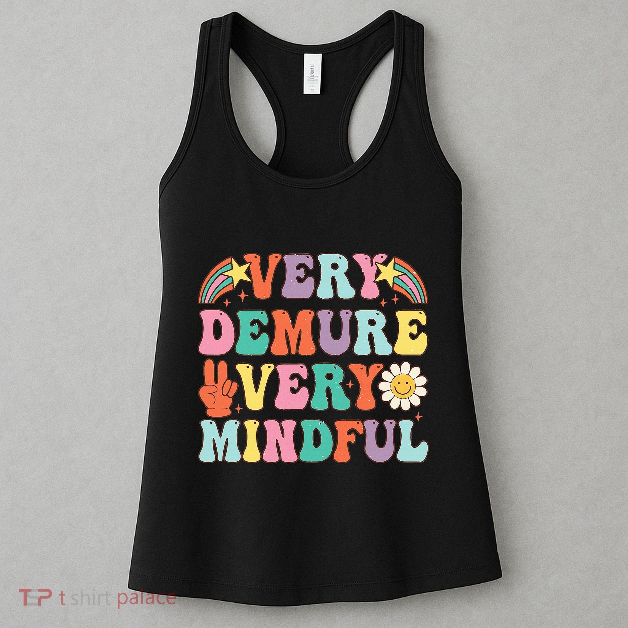 Funny Very Demure Very Mindful Trend Demure & Mindful Women's Tank Top