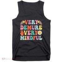 Funny Very Demure Very Mindful Trend Demure & Mindful Tank Top thumb 0