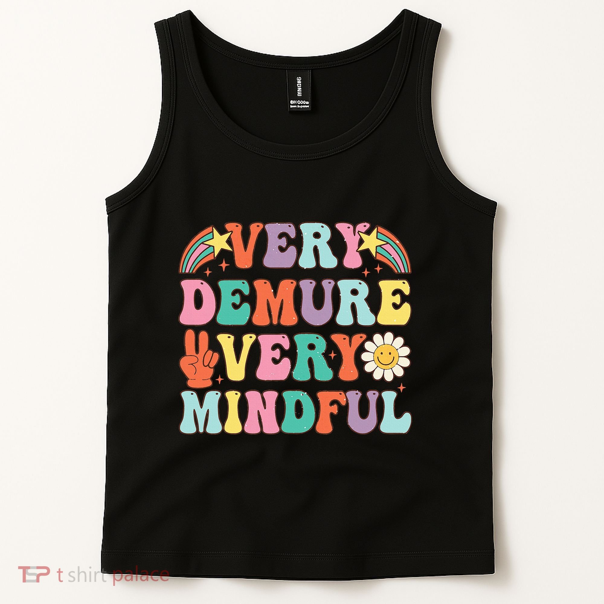Funny Very Demure Very Mindful Trend Demure & Mindful Tank Top