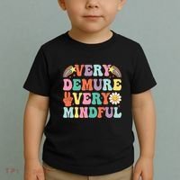 Funny Very Demure Very Mindful Trend Demure & Mindful Toddler T-Shirt thumb 2