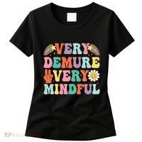 Funny Very Demure Very Mindful Trend Demure & Mindful Women's T-Shirt thumb 0