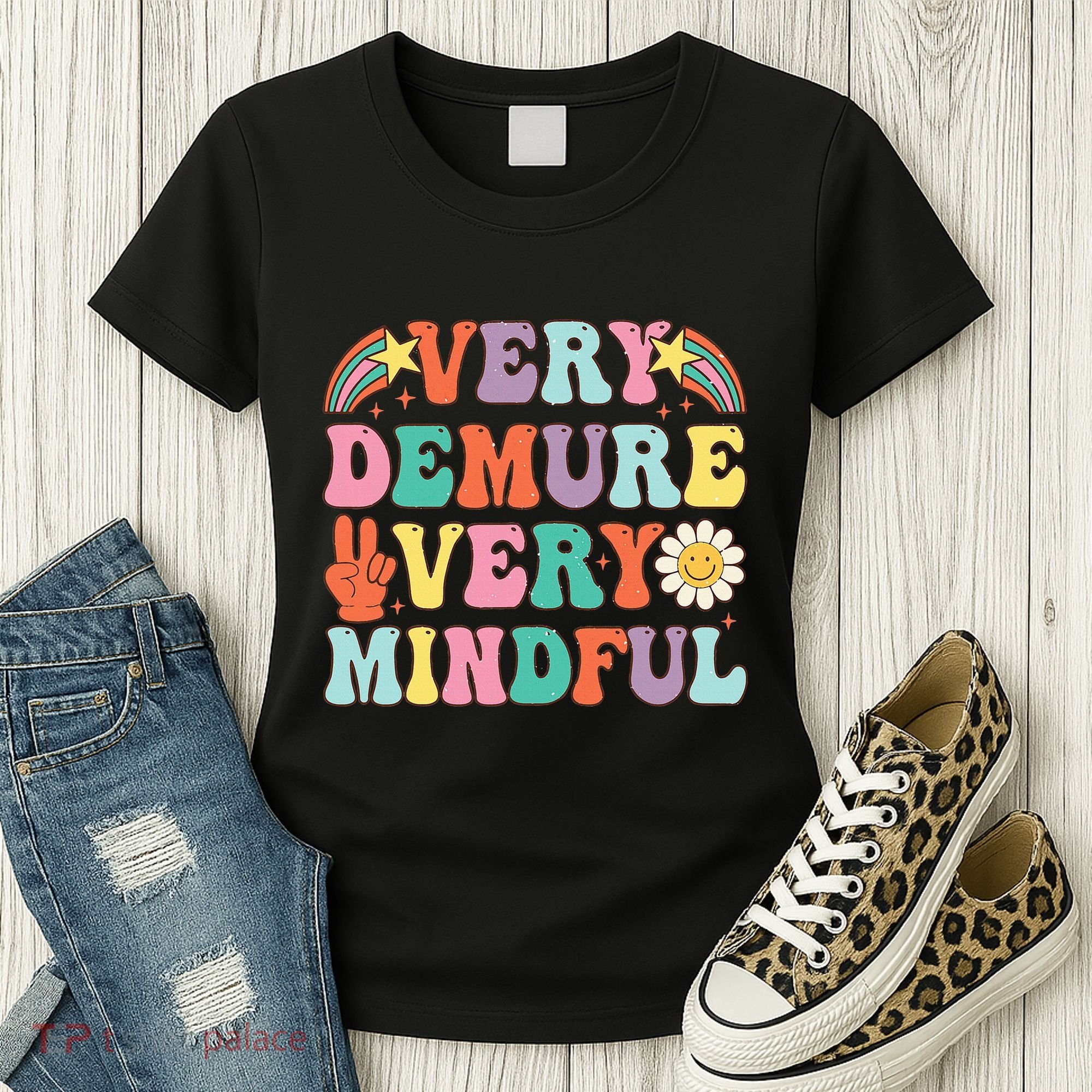 Funny Very Demure Very Mindful Trend Demure & Mindful Women's T-Shirt