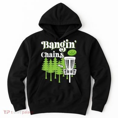 Funny Vintage Disc Golf Bangin' Chains Hoodie