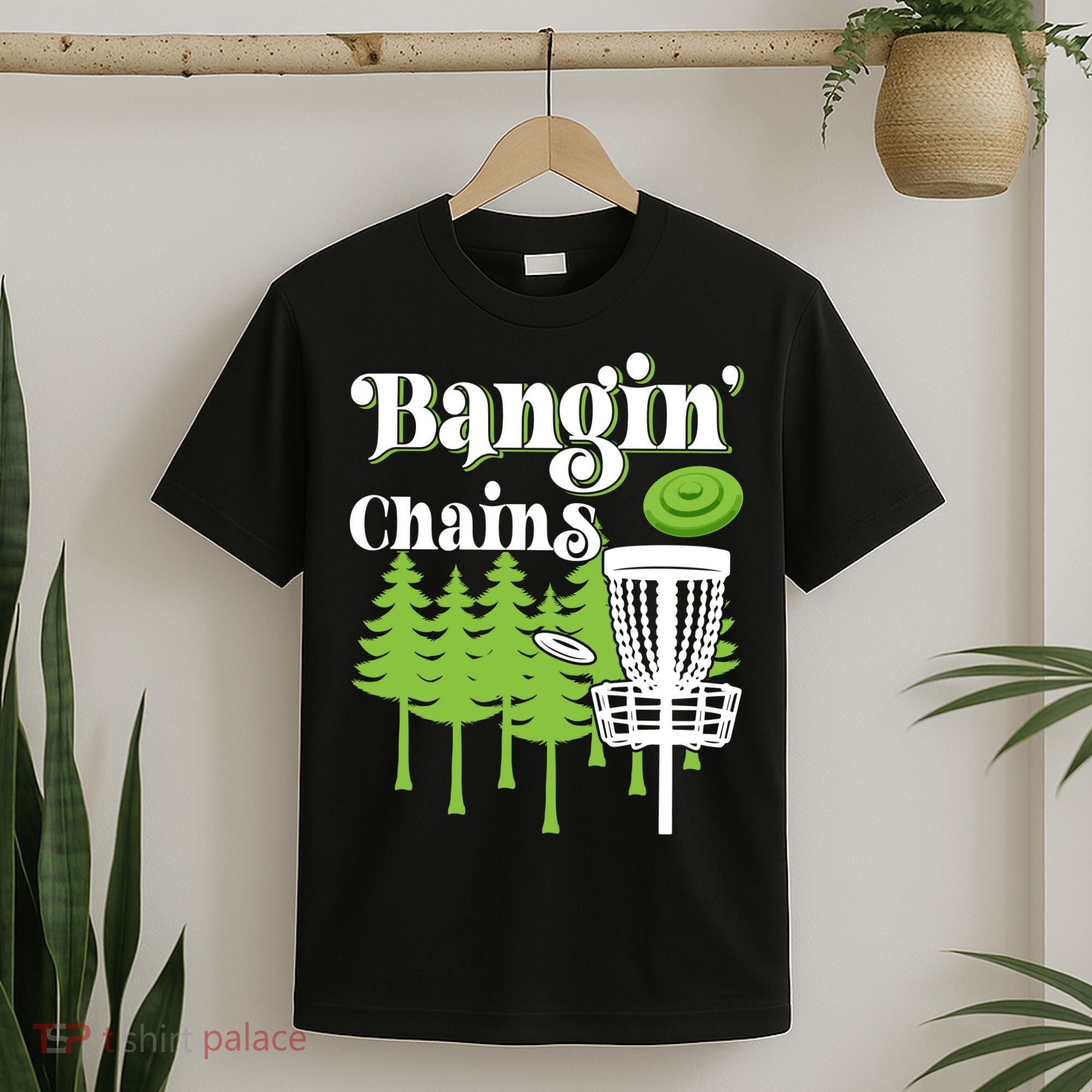 Funny Vintage Disc Golf Bangin' Chains T-Shirt