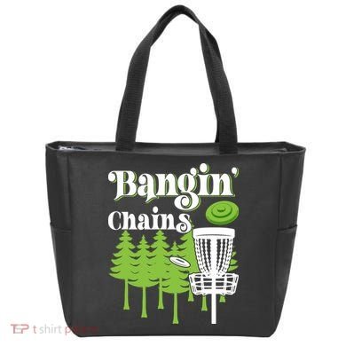 Funny Vintage Disc Golf Bangin' Chains Tote Bag