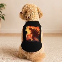 Funny Valentines Day Japanese Kaiju Monster Doggie Tank thumb 2