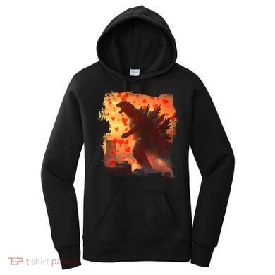 Funny Valentines Day Japanese Kaiju Monster Women's Hoodie