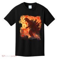 Funny Valentines Day Japanese Kaiju Monster Kids T-Shirt thumb 0