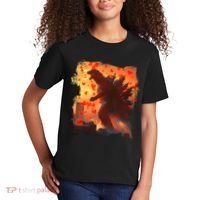 Funny Valentines Day Japanese Kaiju Monster Kids T-Shirt thumb 2