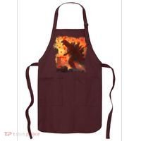 Funny Valentines Day Japanese Kaiju Monster Apron thumb 0