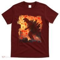 Funny Valentines Day Japanese Kaiju Monster T-Shirt thumb 0