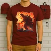Funny Valentines Day Japanese Kaiju Monster T-Shirt thumb 6