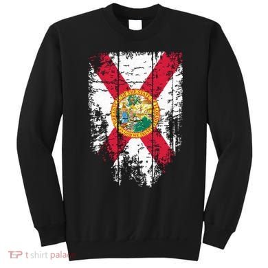 Florida Vintage Distressed Florida Flag Sweatshirt