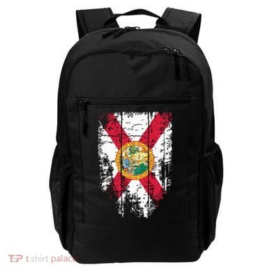 Florida Vintage Distressed Florida Flag Backpack