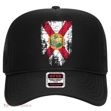 Florida Vintage Distressed Florida Flag Hat