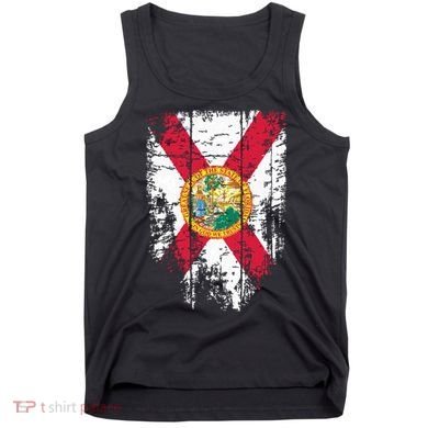 Florida Vintage Distressed Florida Flag Tank Top