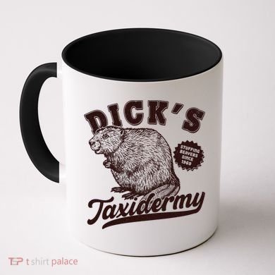 Funny Vintage Dick's Taxidermy Coffee Mug