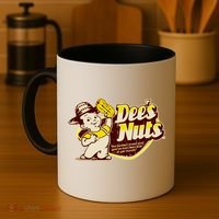 Funny Vintage Dee's Nuts Logo Coffee Mug thumb 4