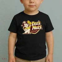 Funny Vintage Dee's Nuts Logo Toddler T-Shirt thumb 2