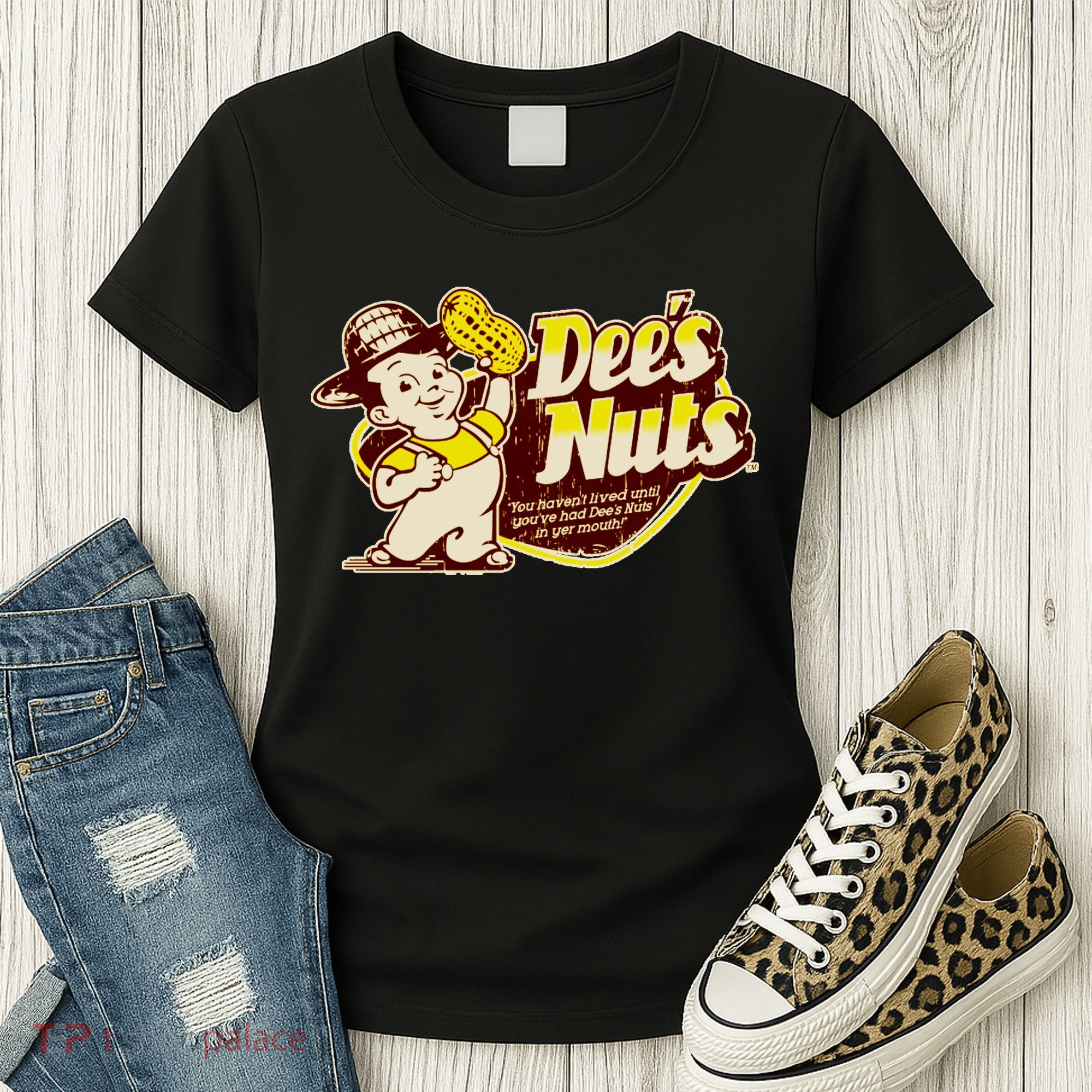 Funny Vintage Dee's Nuts Logo Women's T-Shirt