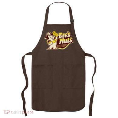 Funny Vintage Dee's Nuts Logo Apron