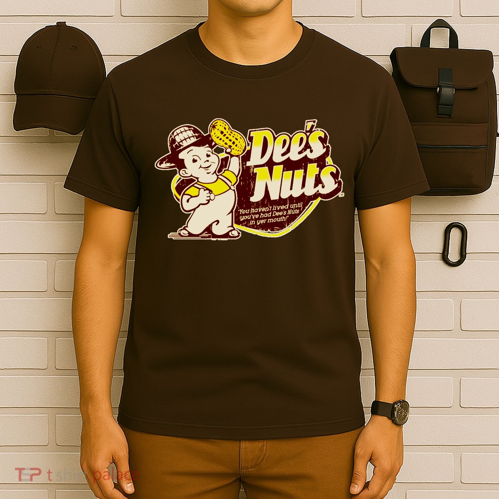 Funny Vintage Dee's Nuts Logo T-Shirt