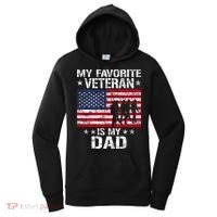 Father Veterans Day My Favorite Veteran Is My Dad Funny Gift Women's Hoodie thumb 0