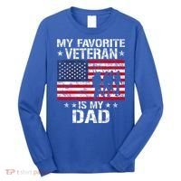 Father Veterans Day My Favorite Veteran Is My Dad Funny Gift Long Sleeve Shirt thumb 0
