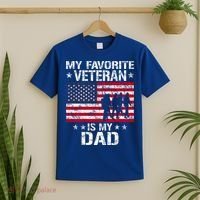 Father Veterans Day My Favorite Veteran Is My Dad Funny Gift T-Shirt thumb 2