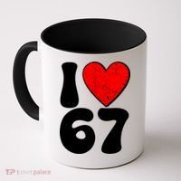 Funny Valentines Day I Heart Love 67 Coffee Mug thumb 0