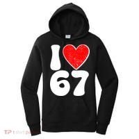Funny Valentines Day I Heart Love 67 Women's Hoodie thumb 0