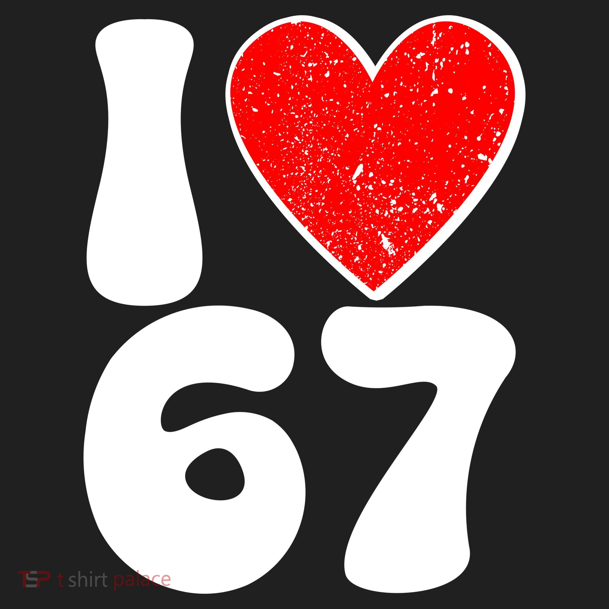 Funny Valentines Day I Heart Love 67 Golf Towel