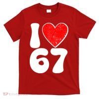 Funny Valentines Day I Heart Love 67 T-Shirt thumb 0