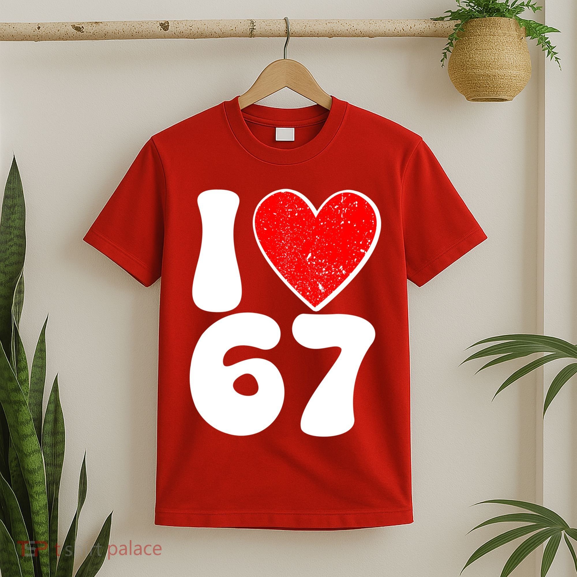 Funny Valentines Day I Heart Love 67 T-Shirt