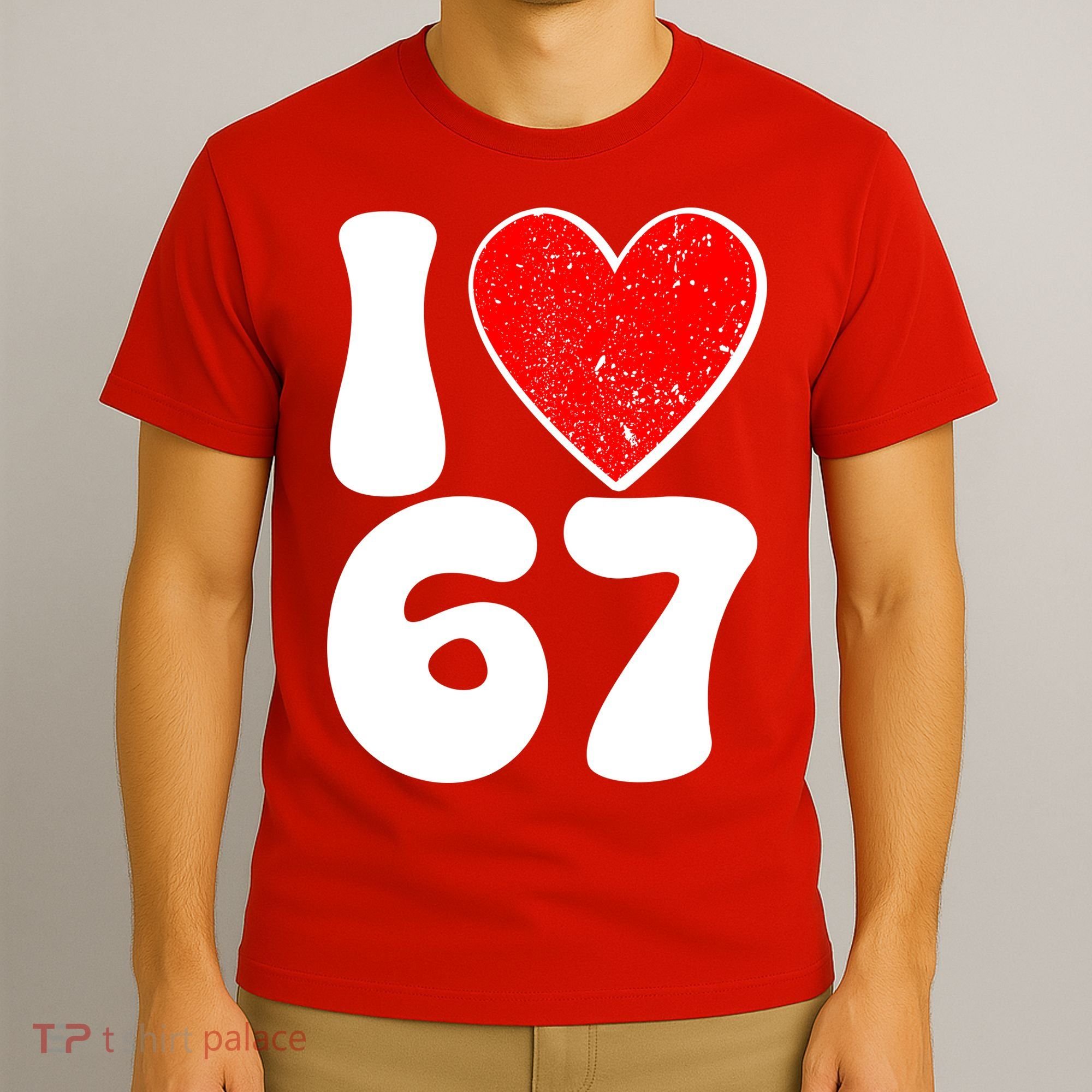 Funny Valentines Day I Heart Love 67 T-Shirt