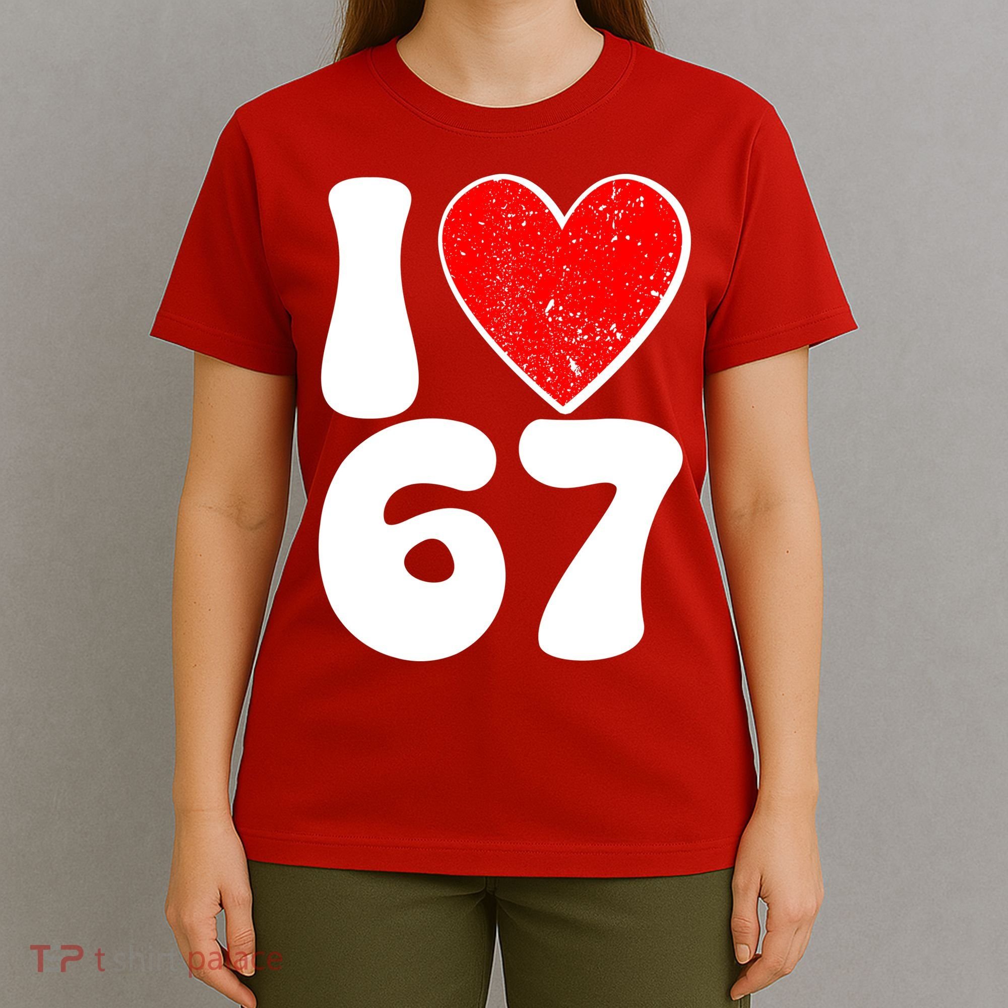 Funny Valentines Day I Heart Love 67 T-Shirt