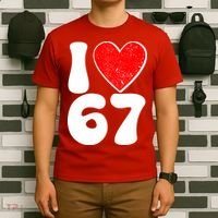 Funny Valentines Day I Heart Love 67 T-Shirt thumb 6