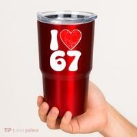 Funny Valentines Day I Heart Love 67 Tumbler thumb 2