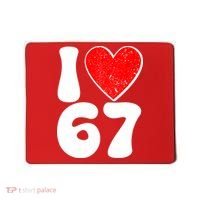 Funny Valentines Day I Heart Love 67 Mousepad thumb 0