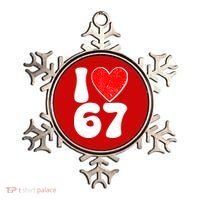 Funny Valentines Day I Heart Love 67 Ornament thumb 0