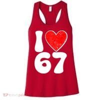Funny Valentines Day I Heart Love 67 Women's Tank Top thumb 0