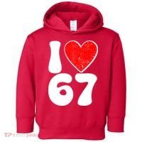 Funny Valentines Day I Heart Love 67 Toddler Hoodie thumb 0
