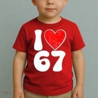 Funny Valentines Day I Heart Love 67 Toddler T-Shirt thumb 2