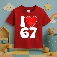 Funny Valentines Day I Heart Love 67 Toddler T-Shirt thumb 3