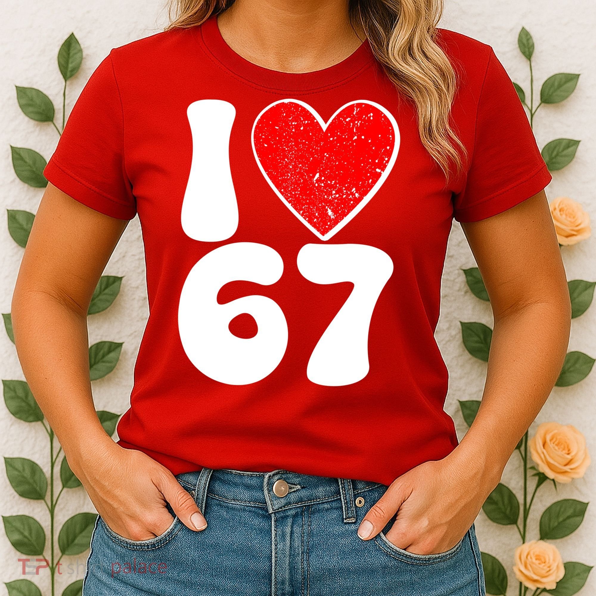 Funny Valentines Day I Heart Love 67 Women's T-Shirt