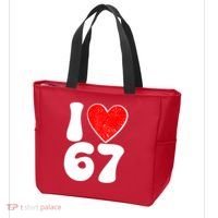 Funny Valentines Day I Heart Love 67 Tote Bag thumb 3