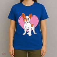 Funny Valentine's Day French Bulldog Dog Lover My Valentine Cute Gift T-Shirt thumb 4