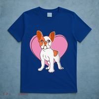 Funny Valentine's Day French Bulldog Dog Lover My Valentine Cute Gift T-Shirt thumb 5